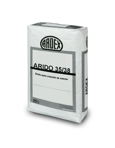 Arido 35/38 para soleras - saco 30 kg