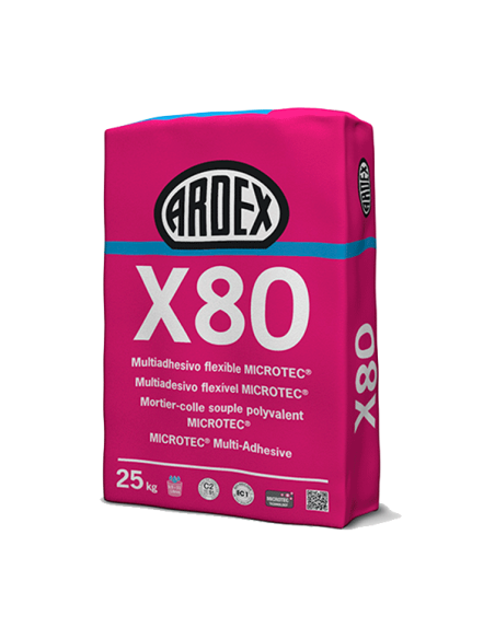 ARDEX X80 - Flexibler, wasser- und frostbeständiger Klebezement