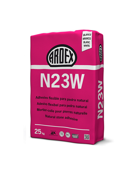 Grey flexible tile adhesive for thin-bed fixing ARDEX N23W
