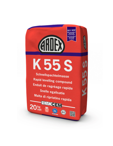 ARDEX K55S - Mortier autolissant à séchage rapide