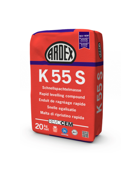 ARDEX K55S - Mortier autolissant à séchage rapide