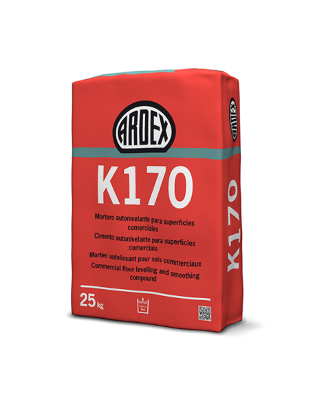 Mortero autonivelante para superficies comerciales ARDEX K170